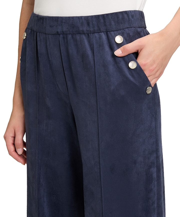 dames broek blauw