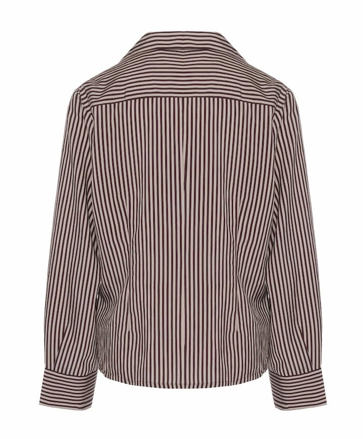 Dames blouse bordeaux