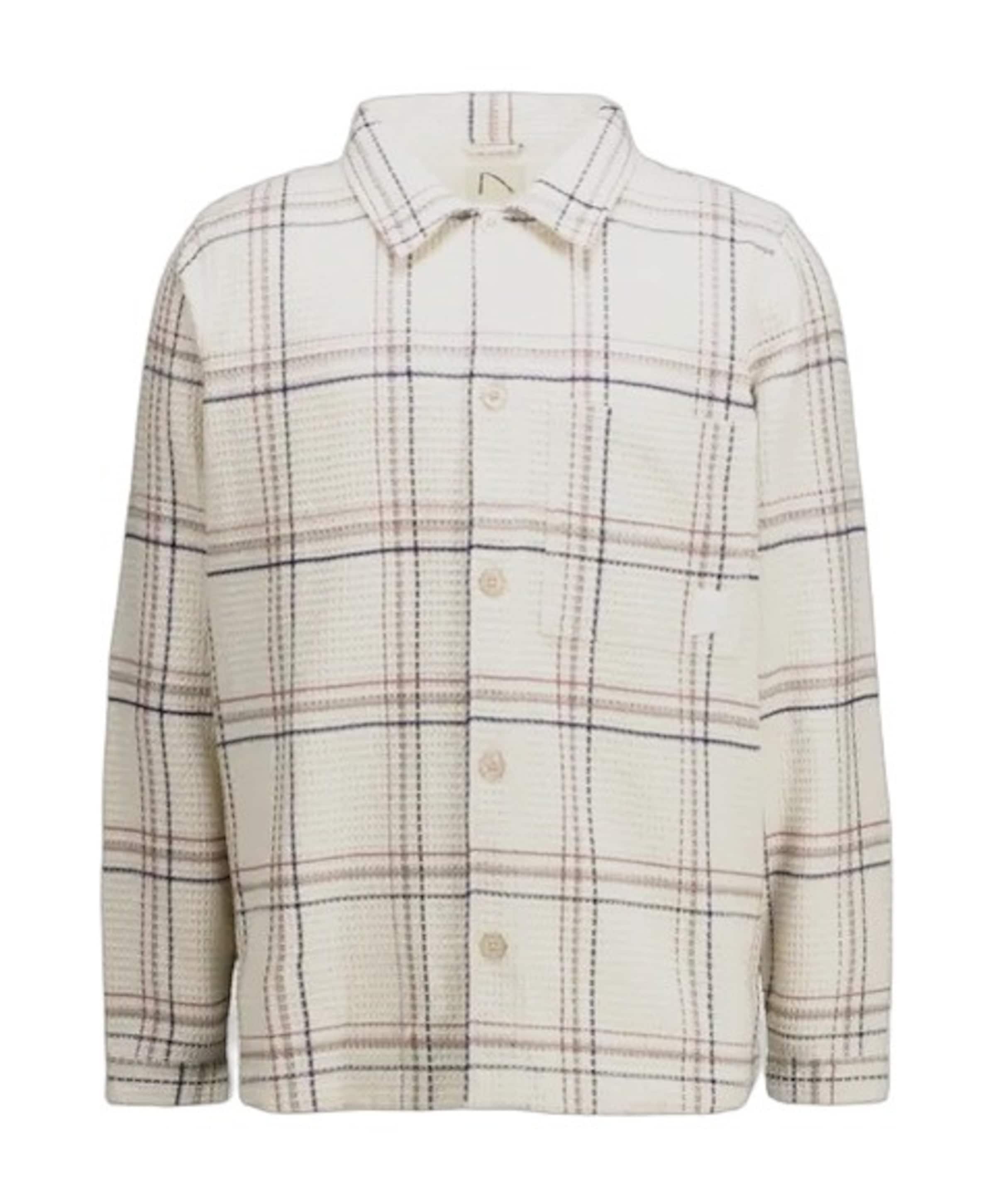 Heren overshirt ecru