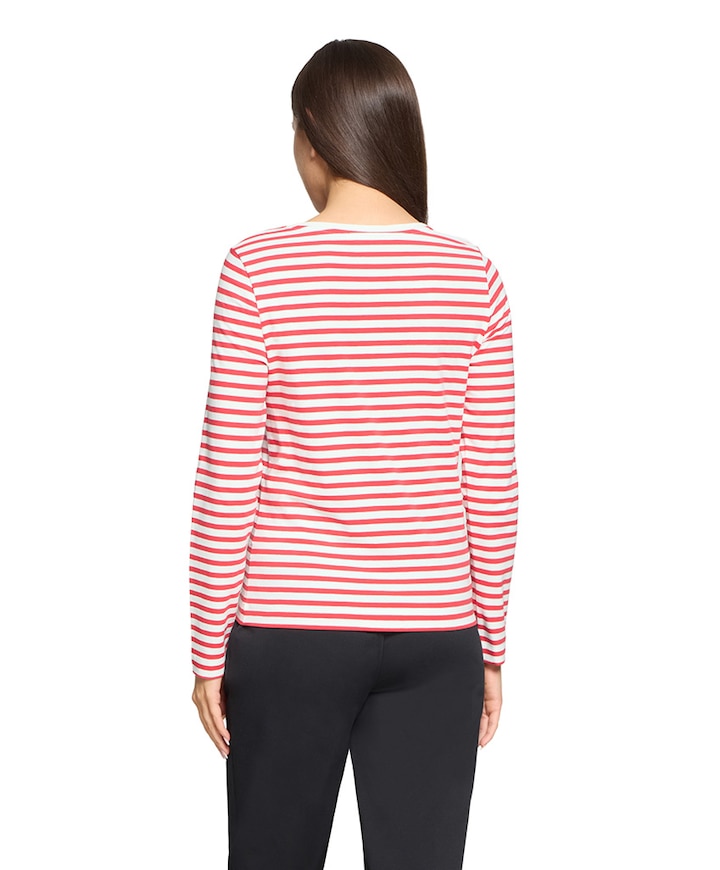 Dames longsleeve rood