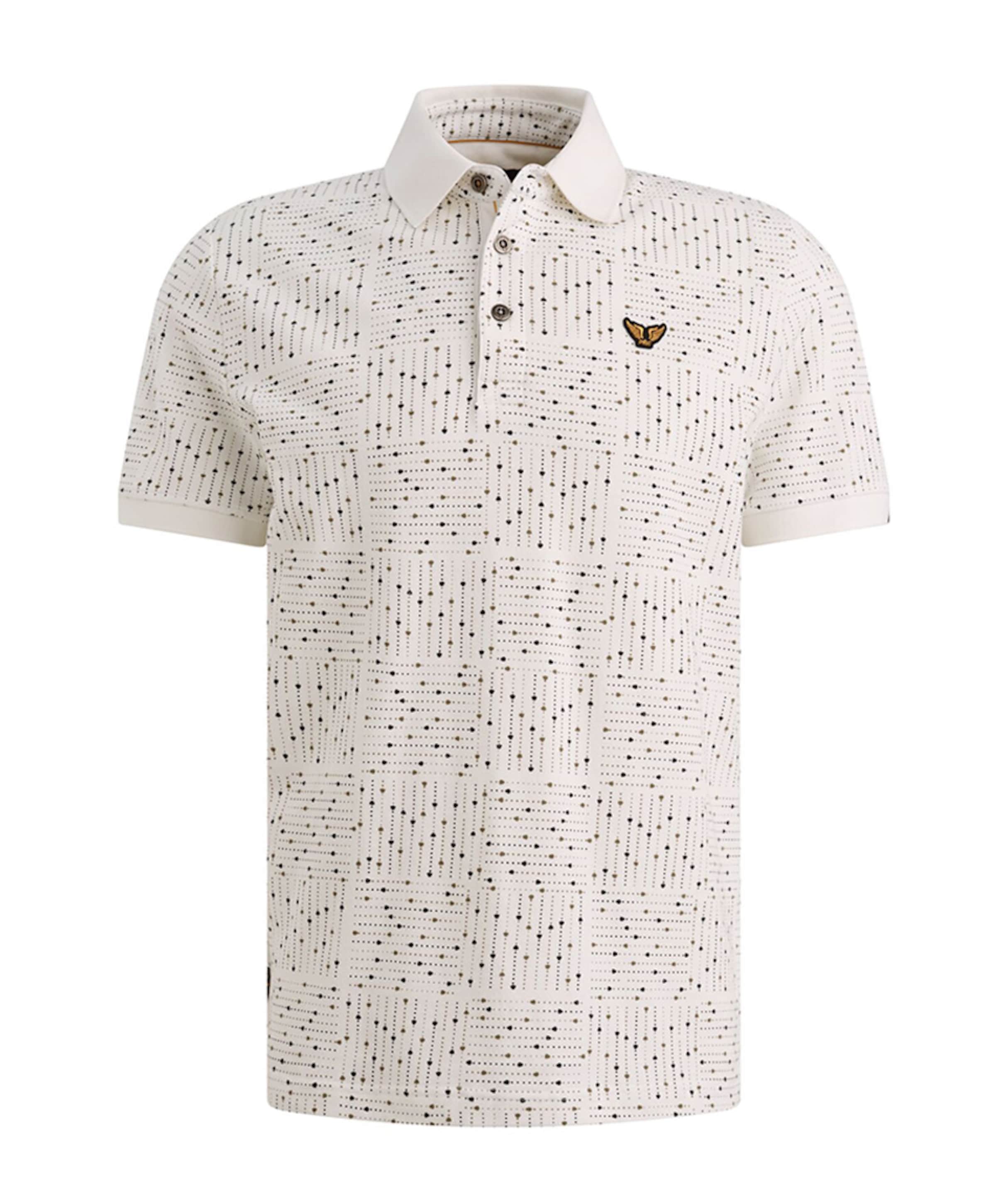 Heren polo ecru