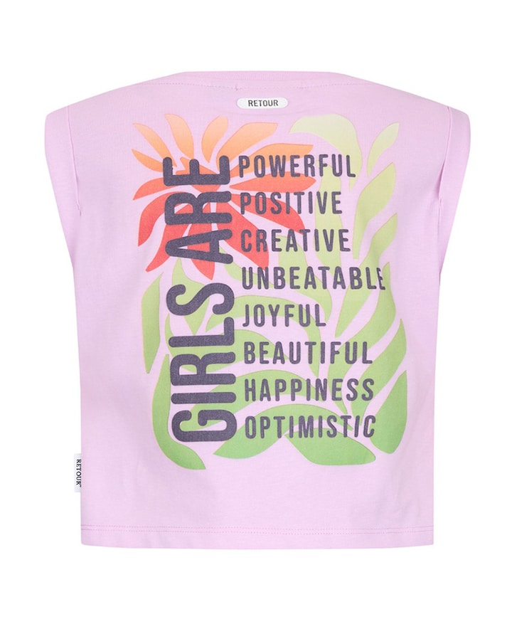 Meisjes T-shirt paars