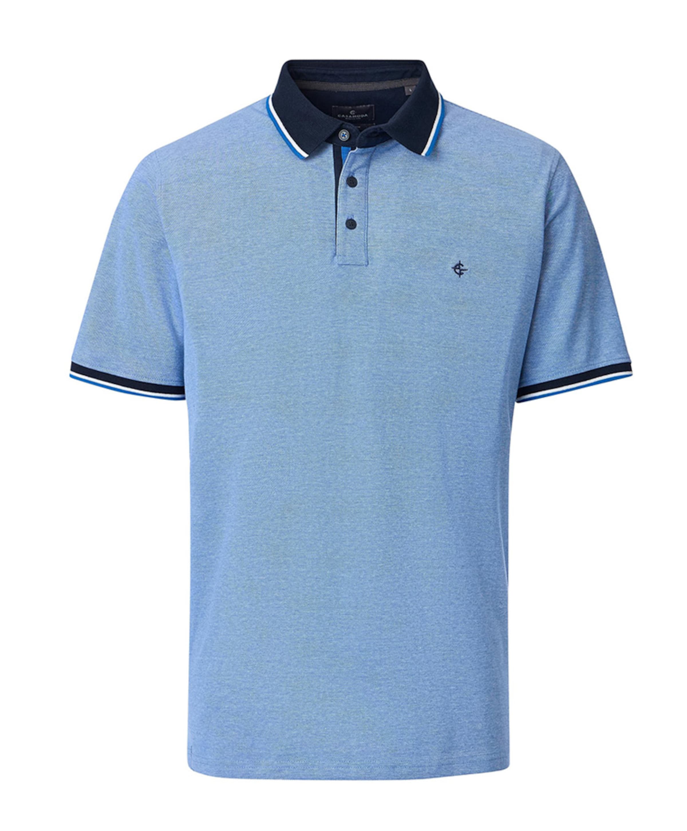 Heren polo blauw