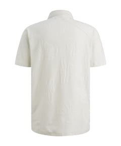 Heren polo ecru