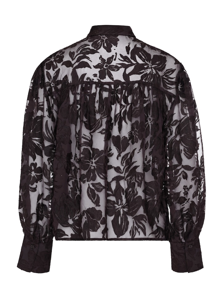 Dames blouse bruin
