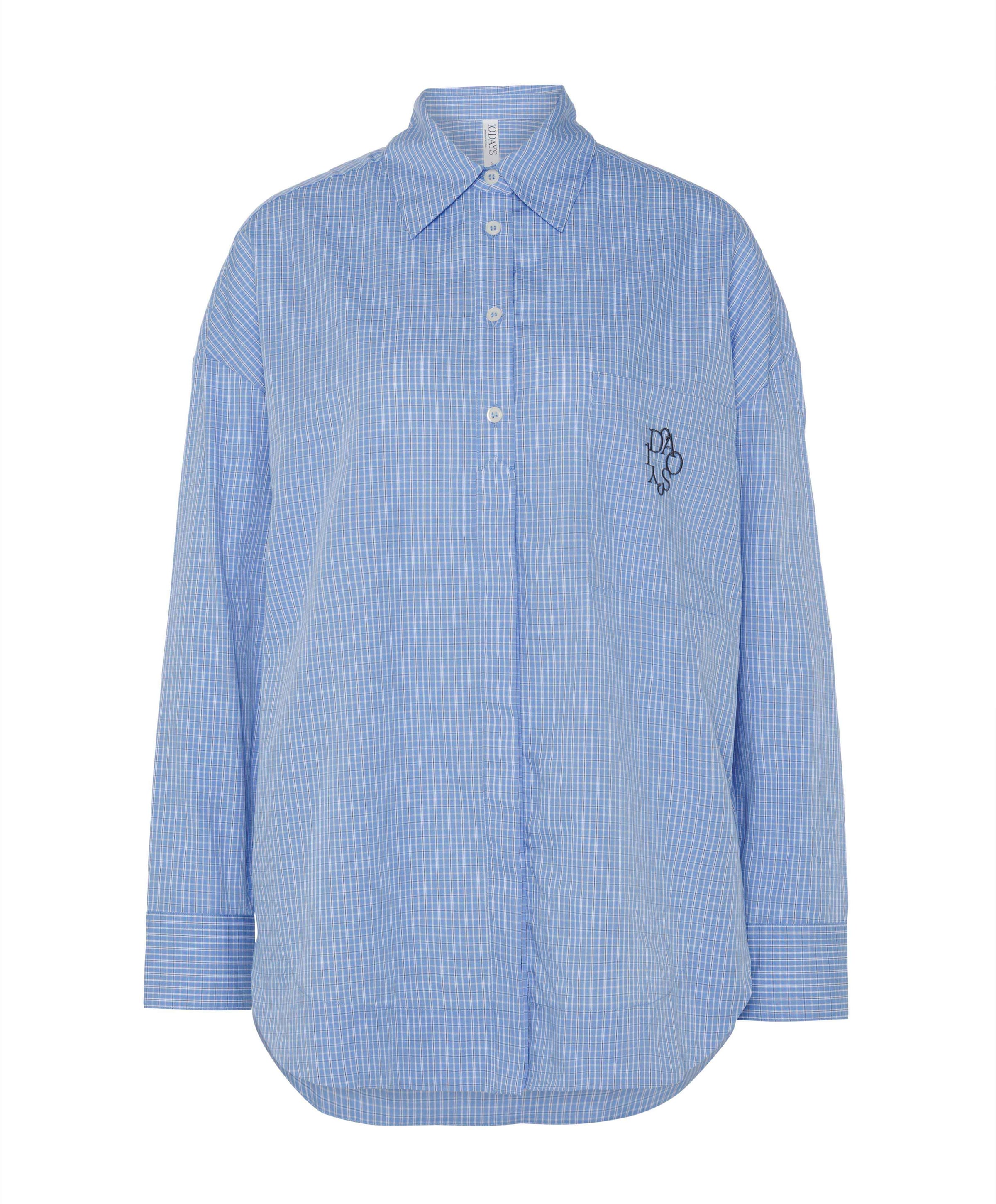 Dames blouse blauw