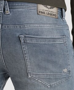 TAILWHEEL DARK NATURAL DENIM heren jeans grijs