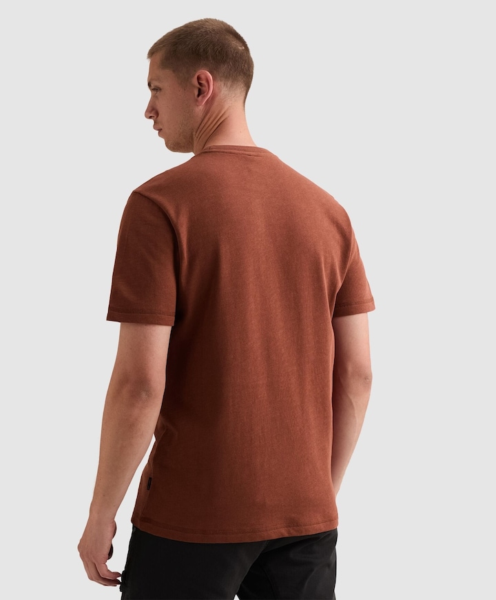 Heren T-shirt bruin
