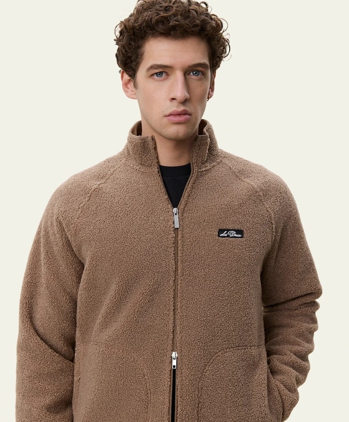 Heren jas beige