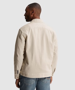 Heren overshirt beige