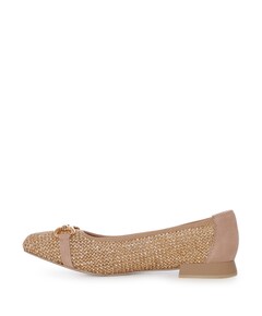 Woms Ballerina dames ballerina's beige