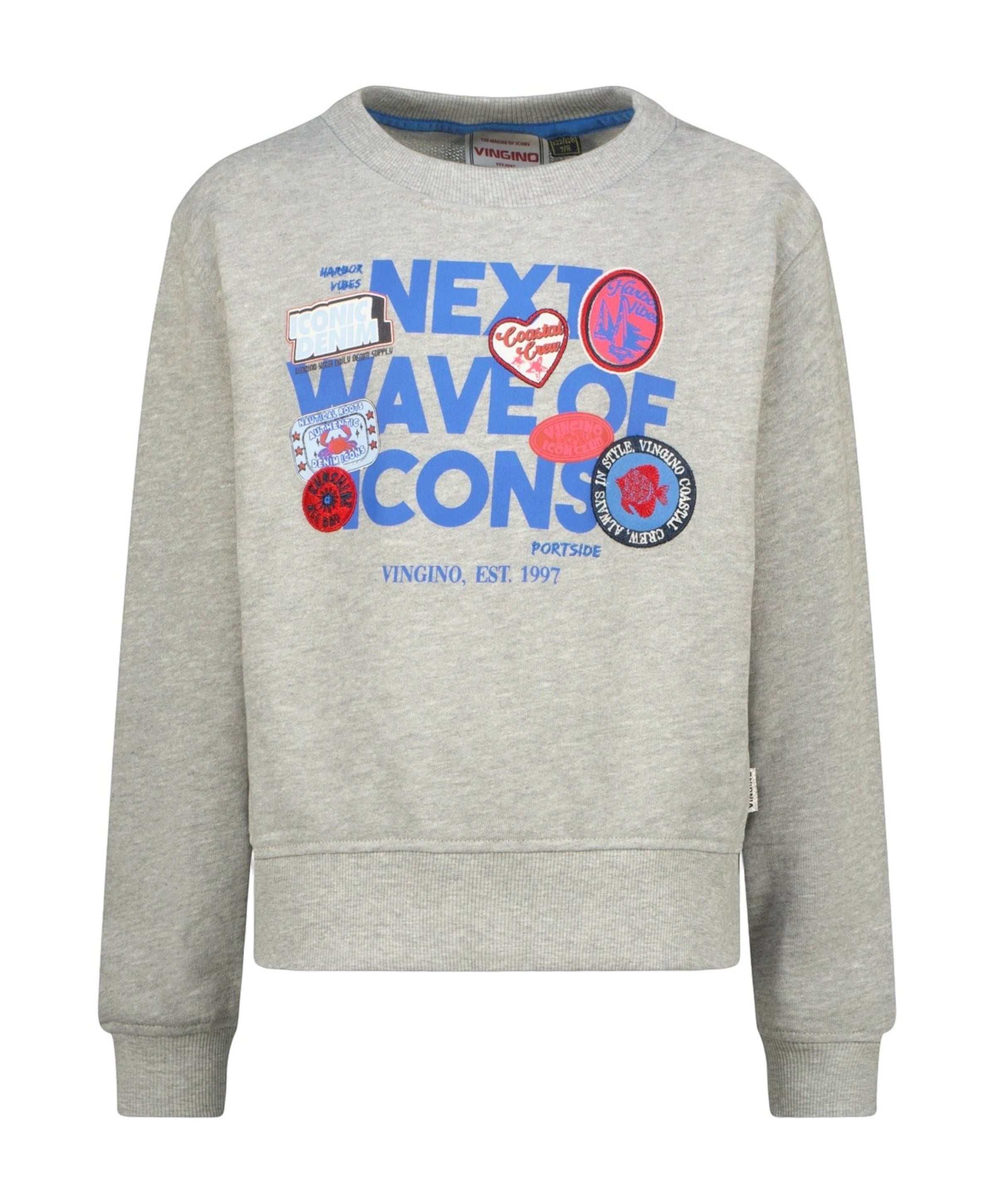 Meisjes sweater grijs