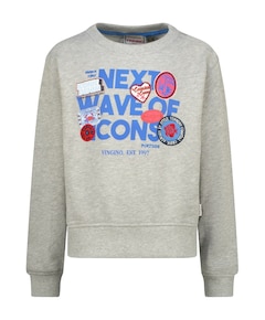 Meisjes sweater grijs