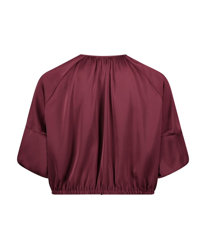 Dames jas bordeaux