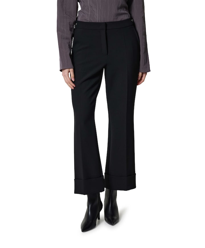 France cropped dames broek zwart