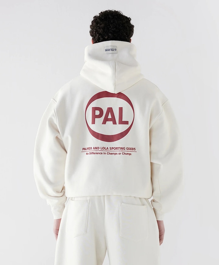 Heren hoodie ecru