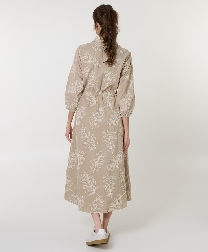 Dames jurk beige