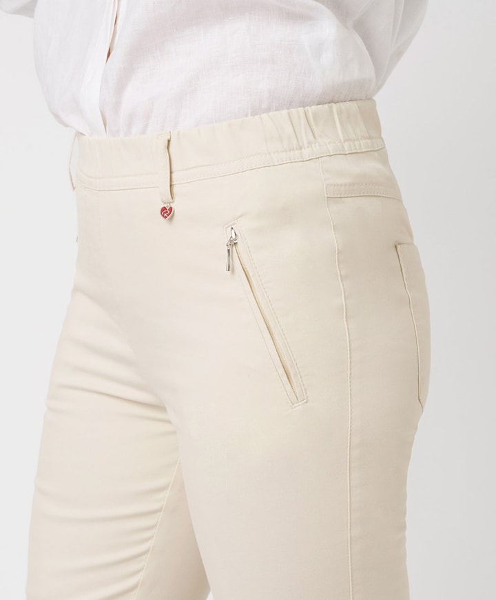 Alice Zip 7/8 dames broek ecru
