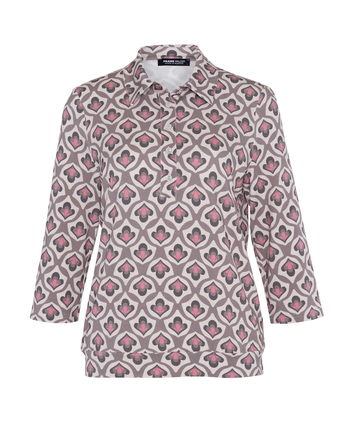 Dames polo beige
