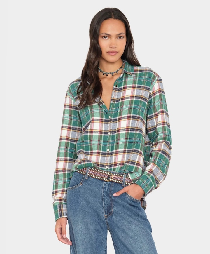 Dames blouse groen