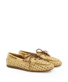 dames loafers geel