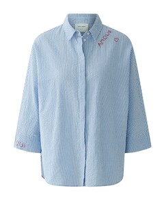 Dames blouse blauw