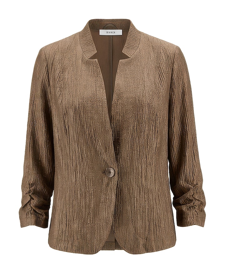Dames blazer bruin