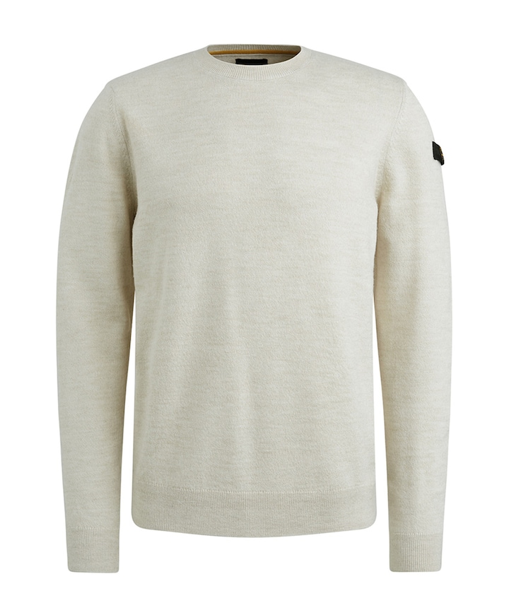 Heren trui ecru