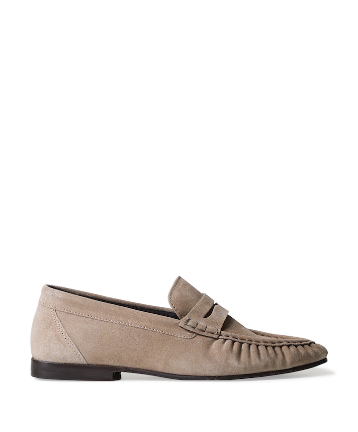 Penny dames loafers grijs
