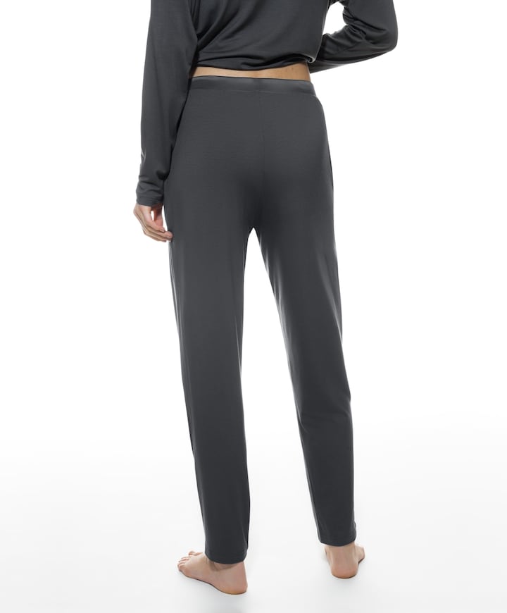 Dames pyjamabroek grijs