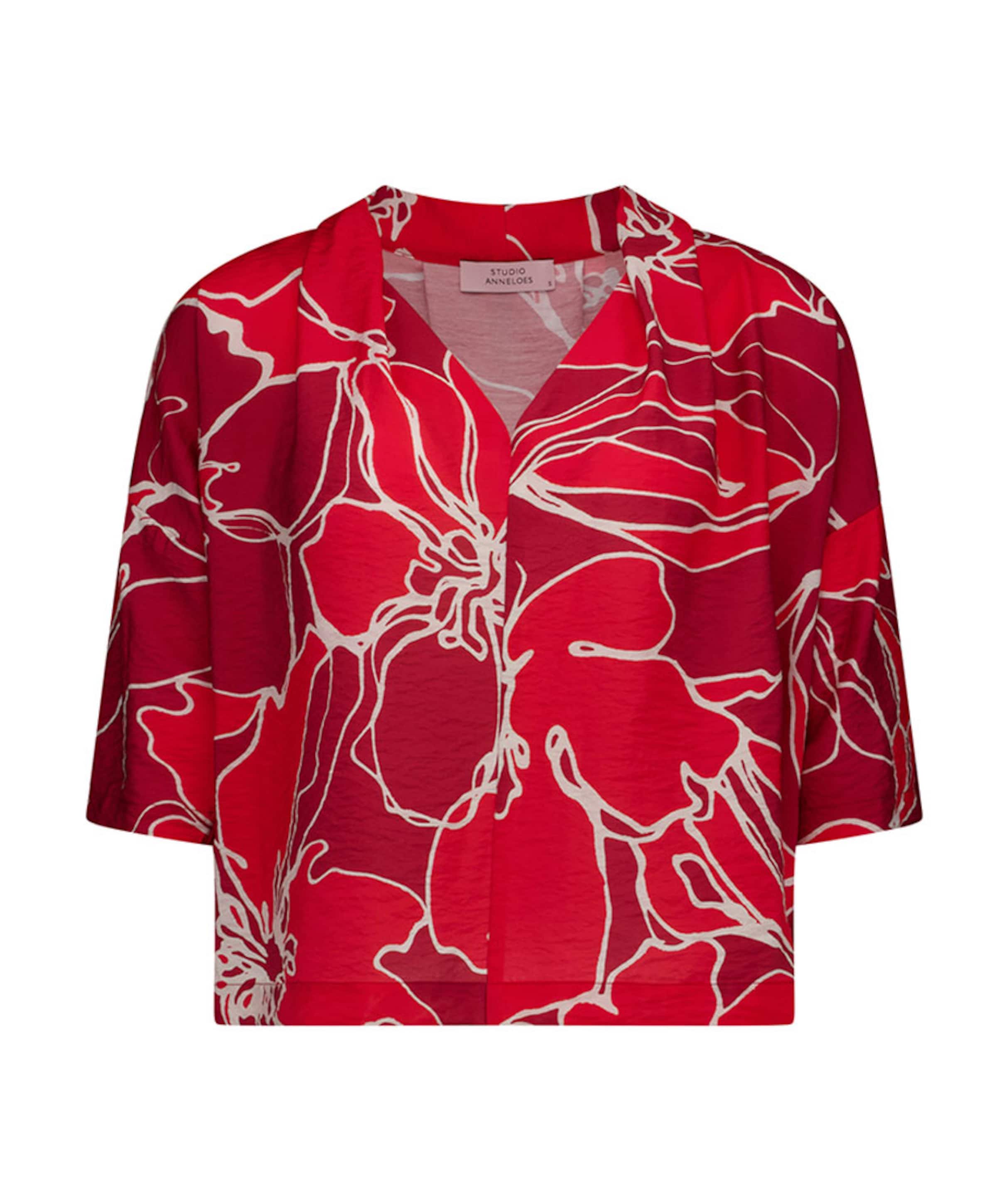 Dames blouse rood