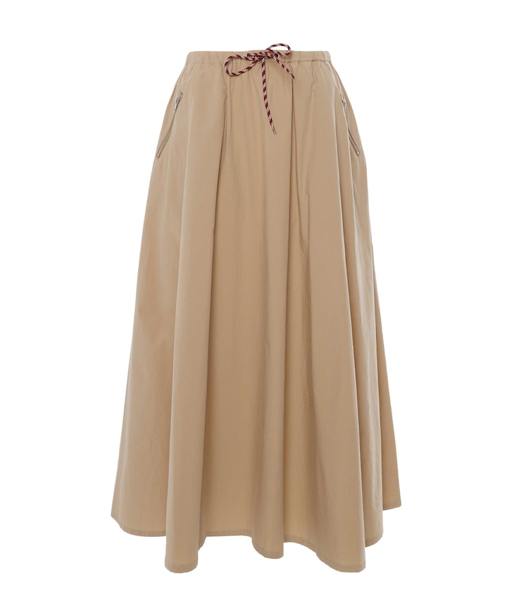 Dames rok beige