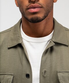 Heren overshirt groen