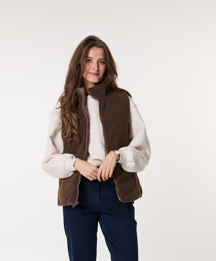 Bodywarmer bruin
