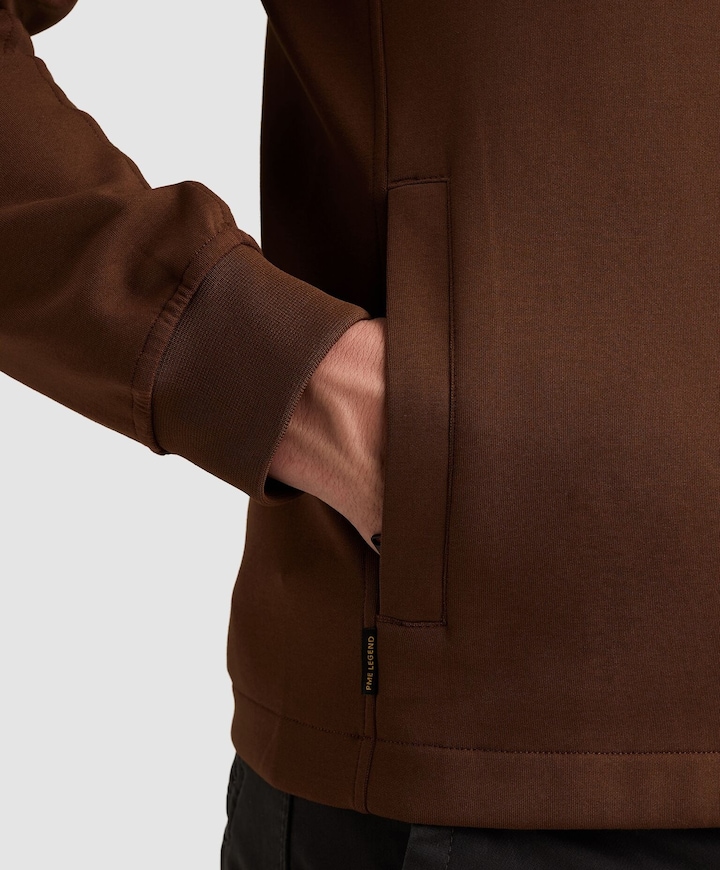 Heren vest bruin