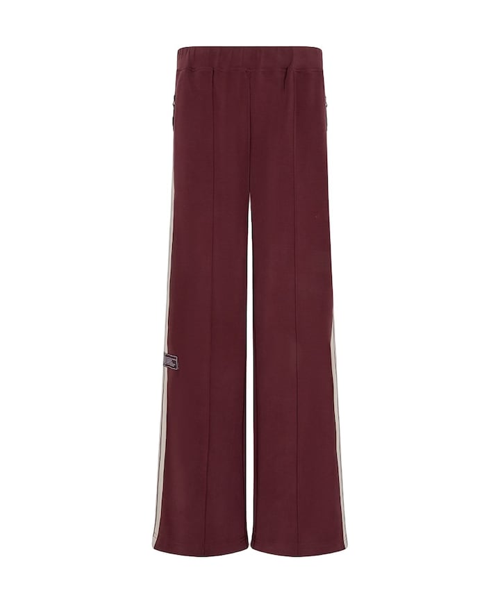 Trousers tape Modal dames broek bordeaux