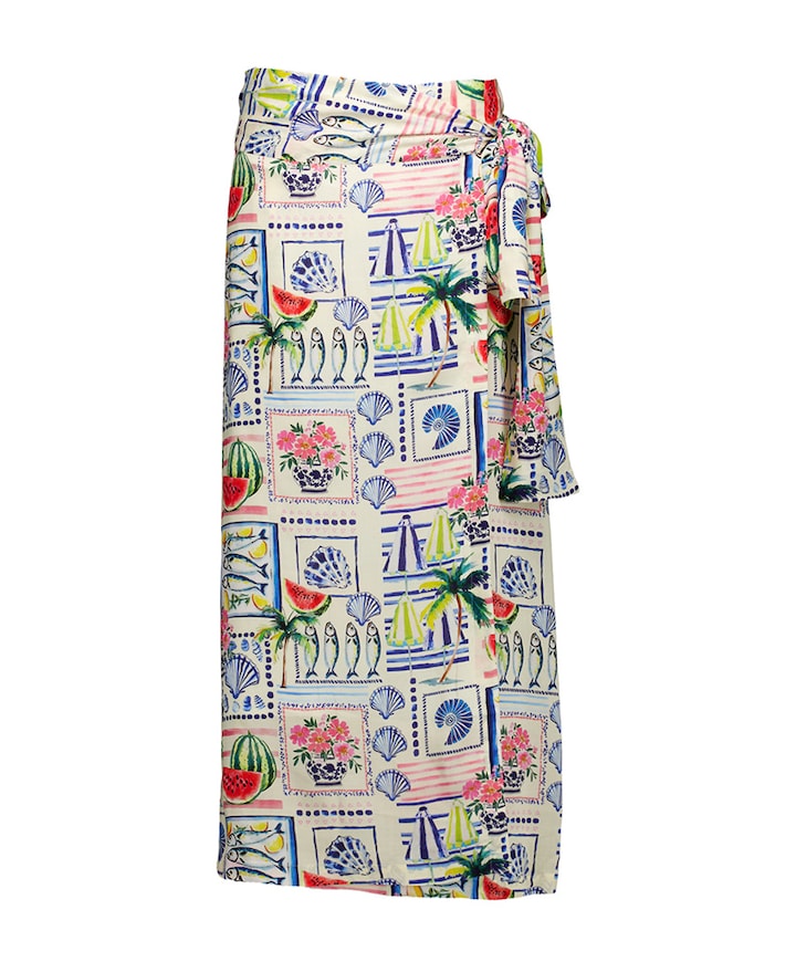 Dames rok multicolor