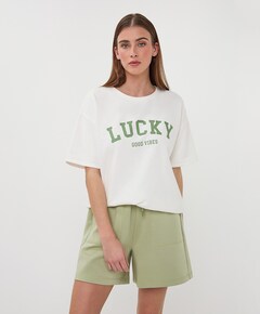 Dames T-shirt ecru