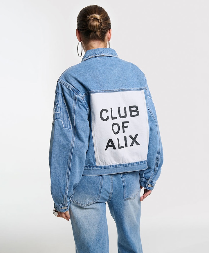 Dames spijkerjas  blauw