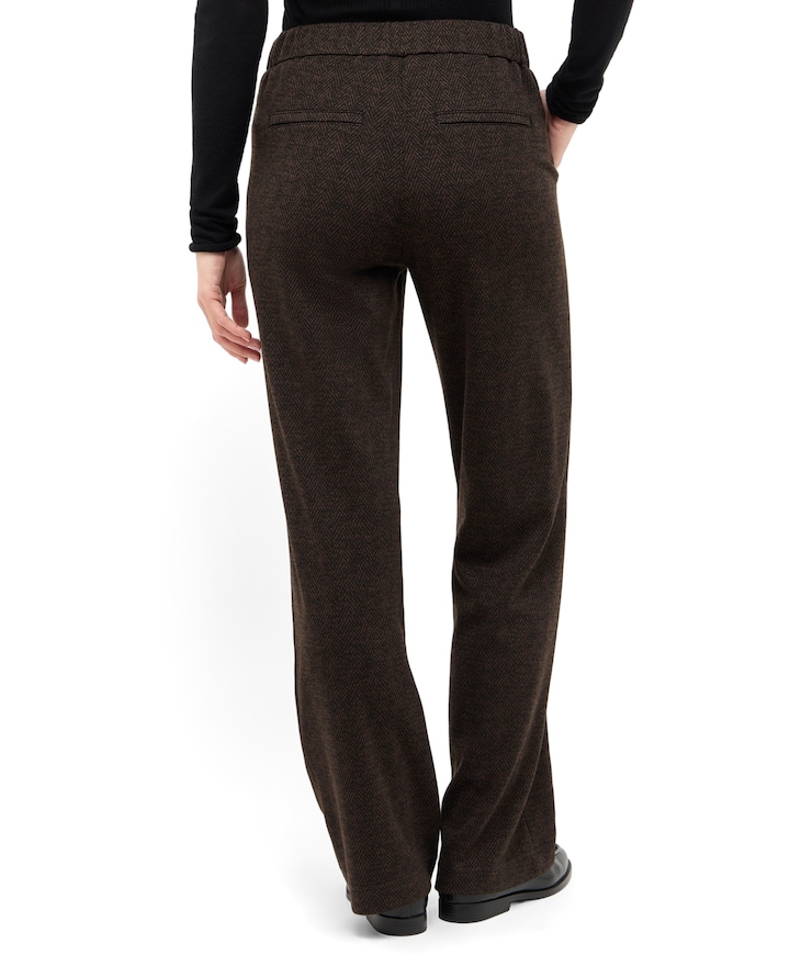 LIZ EASY dames broek bruin