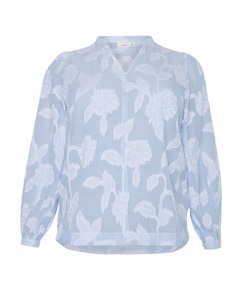 Dames blouse blauw