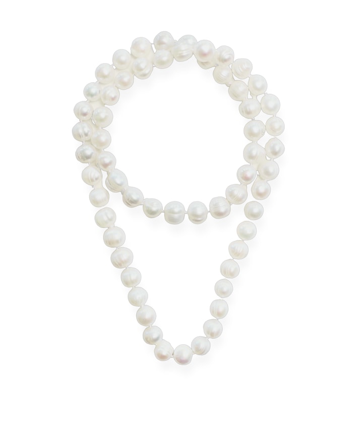 Dames ketting wit
