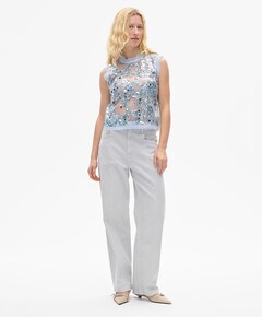 Dames top blauw