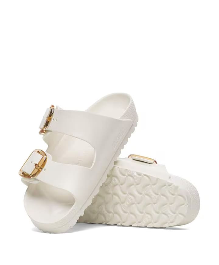 Arizona Big Buckle EVA Women dames badslipper ecru