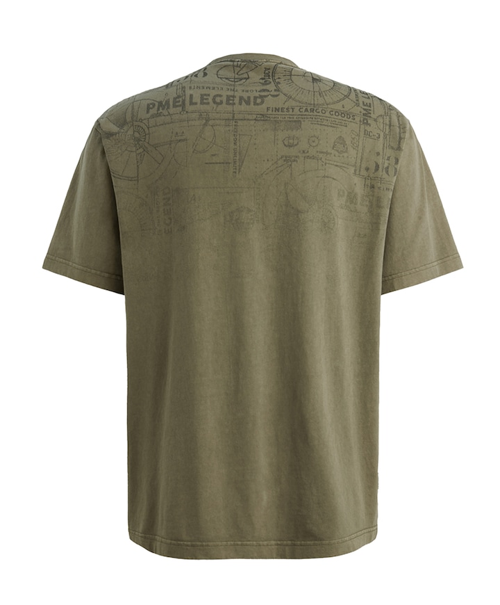 Heren t-shirt groen