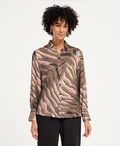 Dames blouse bruin