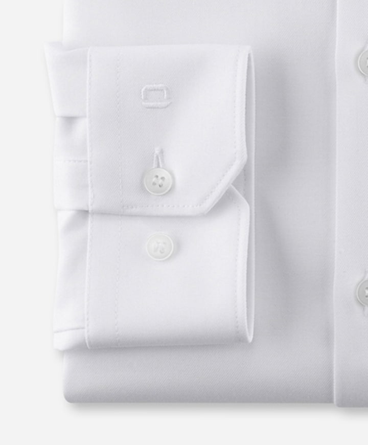 Heren overhemd lange mouw wit