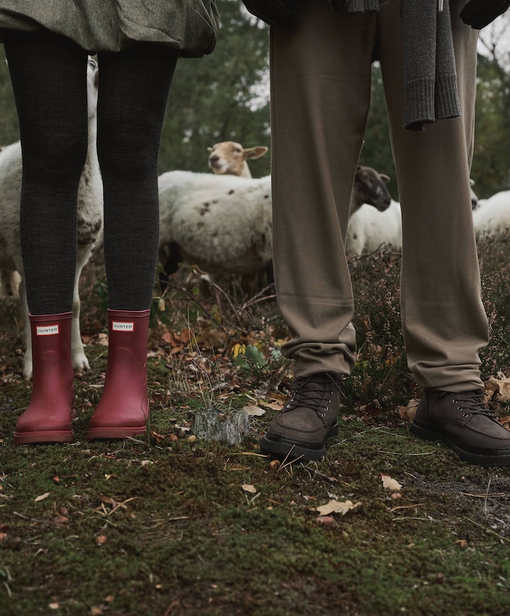 DOWNPOUR SHORT BOOT laarzen bordeaux