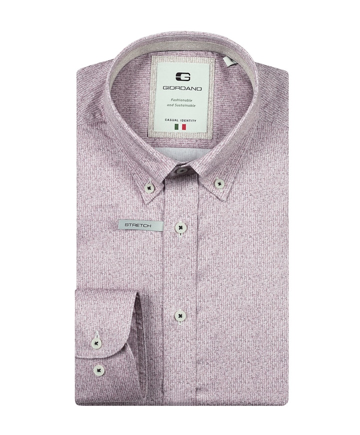 Overhemd lange mouw roze