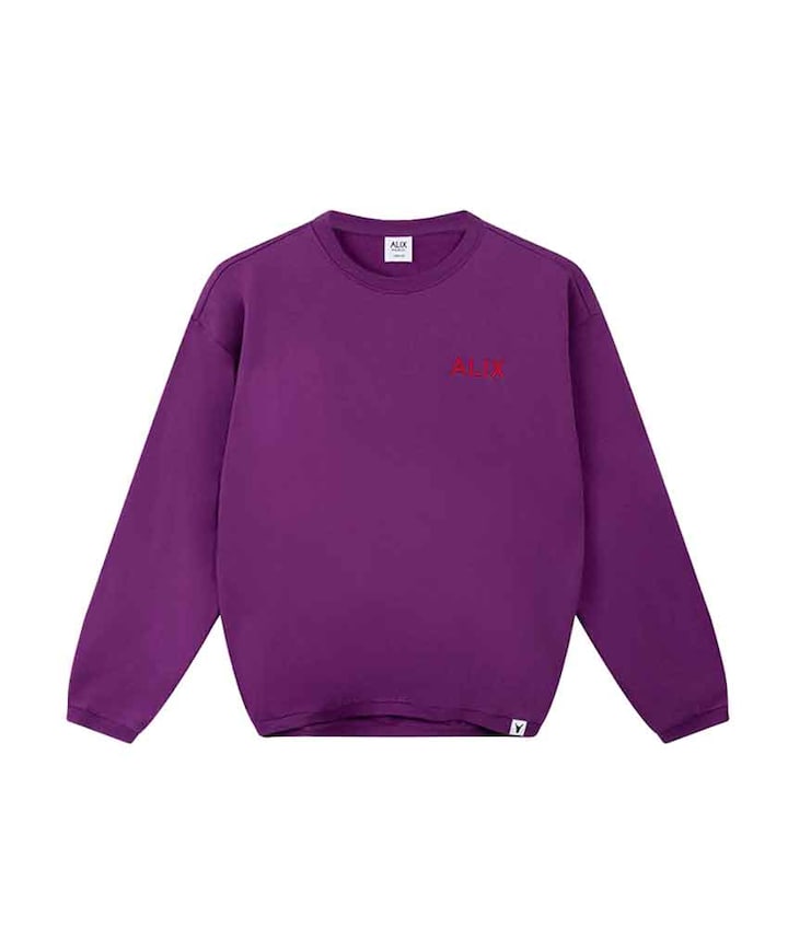 Meisjes sweater paars